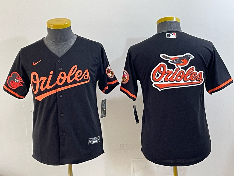 Youth 2025 Baltimore Orioles Blank black Nike MLB Jersey 0010